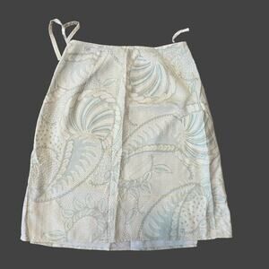 Tommy Bahama Silk Sea Shell Wrap Beach Sarong Paisley Palace Skirt 4